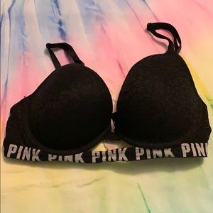 Pink Victoria’s Secret Wear Everywhere Push-up Bra